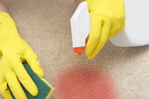 Professional Brompton cleaners starting a thorough home cleaning session