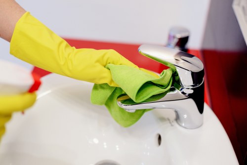 Professional domestic cleaning in Brompton in a modern living room