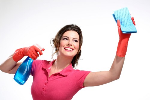 Floor and kitchen cleaning service in a Brompton office