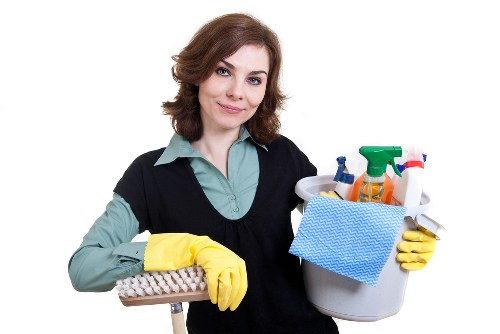 Cleaning tools used for different hard floor surfaces
