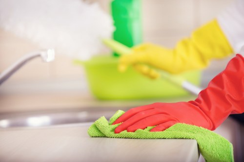 Eco-friendly home cleaning service in Brompton bathroom